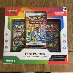 IN HAND Pokemon TCG First Partner Illustration Collection Series 1 Box Sealed - Image 1