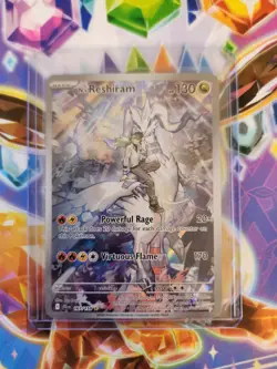 Pokemon TCG N's Reshiram Holo Card 167/159 Sv09: Journey Together Illustration - Image 1
