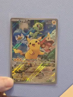 Pikachu - 027 (Pokemon Center Exclusive) 027 Sv: Scarlet & Violet Promo Cards - Image 2