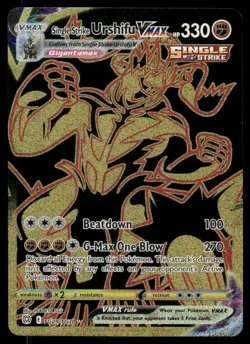 Pokemon Cards Single Strike Urshifu VMAX TG29/TG30 Brilliant Stars NM *3 - Image 1