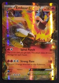 Emboar EX 14/122 XY Breakpoint Pokemon Card - Image 1