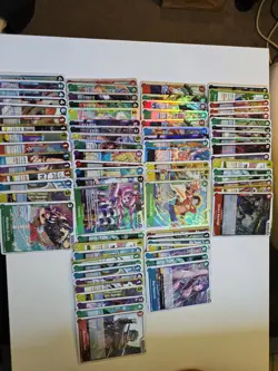 One Piece TCG Bundle ENG. 3. Promo Cards + 20 SR Cards + 54 Rare Cards - Image 1