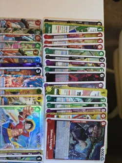 One Piece TCG Bundle ENG. 3. Promo Cards + 20 SR Cards + 54 Rare Cards - Image 4