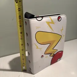 Pokemon Pikachu Card Binder Fit 400 Trading Cards with 50 Removable Sleeves - Image 1