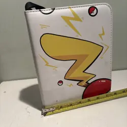 Pokemon Pikachu Card Binder Fit 400 Trading Cards with 50 Removable Sleeves - Image 2