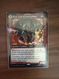 Birgi, God of Storytelling (Showcase) Kaldheim Foil - Image 1