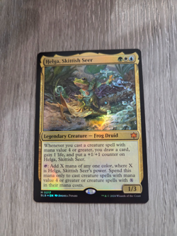 Helga, Skittish Seer Bloomburrow Foil - Image 1