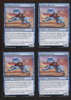 4x Chakram Retriever Uncommon Ex/NM- Battlebond Playset Magic the Gathering MTG - Image 1