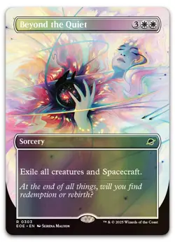 Beyond the Quiet (Borderless) #303 (Foil) (NM) Edge of Eternities EOE Magic MTG - Image 1