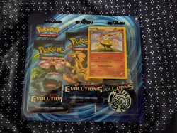 (403150) Pokemon XY Evolutions Booster Braixen 3-Pack Blister - Factory Sealed - Image 1