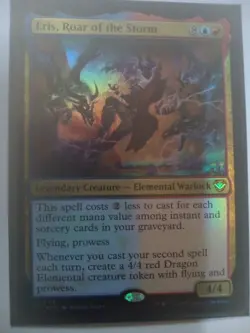 Eris, Roar Of The Storm NM OTJ Foil Rare Magic The Gathering Card - Image 1