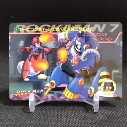 Burst Man No.31 Rockman 7 Bandai Carddass CAPCOM Japan Card Vintage #R629 - Image 1