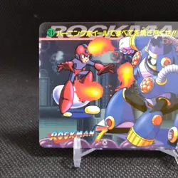 Burst Man No.31 Rockman 7 Bandai Carddass CAPCOM Japan Card Vintage #R629 - Image 2