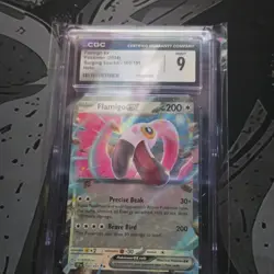 CGC 9 MINT 2024 Pokemon Surging Sparks FLAMIGO EX #160 - Image 1