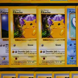 NM/MP Shadowless COMPLETE Pokemon BASE Set UNCOMMON/COMMON Red+Y Cheeks Pikachu - Image 5