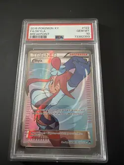 Pokemon TCG XY Breakpoint Skyla 122/122 Full Art Trainer PSA 10 Gem Mint - Image 1