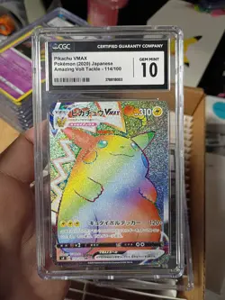 cgc 10 Pikachu VMAX 114/100 S4 Amazing Volt Tackle Pokemon Hyper Rainbow Secret - Image 1