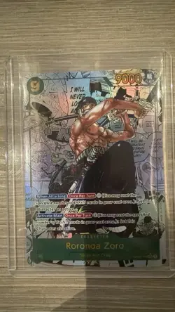 ONE PIECE TCG RORONOA ZORO MANGA OP06-118 ENGLISH CARD WINGS OF THE CAPTAIN copy - Image 1