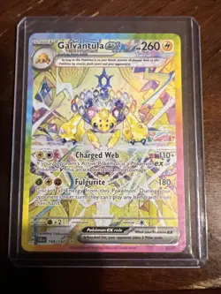 Galvantula EX Stellar Crown Holo Card 168/142 Sv07 Pokemon TCG - Image 1