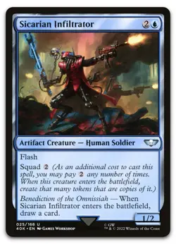 Sicarian Infiltrator #25 (NM) Warhammer 40,000 40K Magic MTG - Image 1