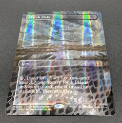 MTG Marsh Flats (Borderless) (Dragonscale Foil) Special Guests NM/Mint - Image 3