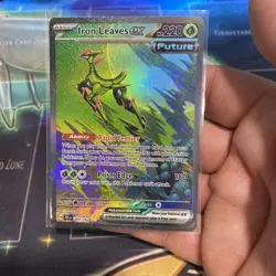 Pokemon TCG Temporal Forces: Iron Leaves ex 203/162 Special Illustration Rare - Image 1