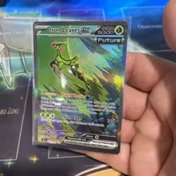 Pokemon TCG Temporal Forces: Iron Leaves ex 203/162 Special Illustration Rare - Image 2