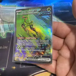 Pokemon TCG Temporal Forces: Iron Leaves ex 203/162 Special Illustration Rare - Image 3