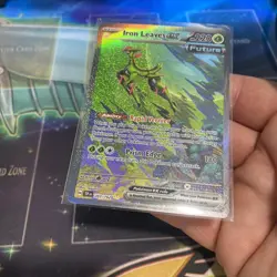 Pokemon TCG Temporal Forces: Iron Leaves ex 203/162 Special Illustration Rare - Image 5