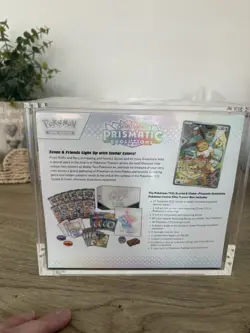 Pokemon Center Prismatic Evolutions ETB Elite Trainer Box + PROTECTIVE CASE - Image 2
