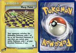 Pokemon -Warp Point (Reverse Holo) 152/165 - Uncommon- Expedition Set - HP Creas - Image 1