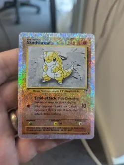 Sandshrew Reverse Holo 2002 Pokemon Legendary Collection 91/110 - Image 1