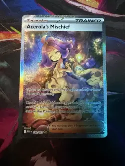 Acerola’s Mischief SIR | 183/132 | NM Mega Evolution Base Set | Pokemon TCG - Image 1