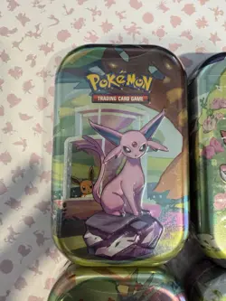 Lot of 4 | Sealed Prismatic Evolutions Mini Tins | Pokemon TCG - Image 2