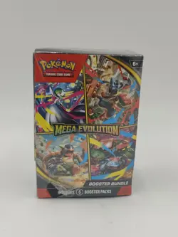 Pokemon Mega Evolution Booster Bundle Sealed TCG 6x Booster Packs - Image 1