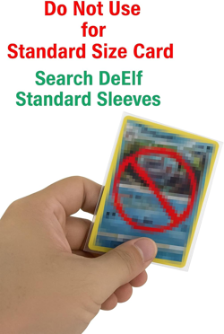 1000ct Clear Card Sleeves Perfect Fit for Yu-Gi-Oh Game Cards 59 mm x 87mm - Image 5
