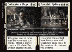 DOLLMAKER'S SHOP PORCELAIN GALLERY - Duskmourn MYTHIC MtG TCG Card # 0004 - Image 1