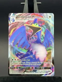 Pokemon Cramorant VMAX Shining Fates Holo Ultra Rare Card 055/072 - Image 1