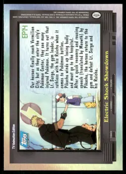 Pokemon Cards EP14 Electric Shock Showdown Topps Trading Cards Series 2 MP *4 - Image 2
