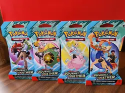 Pokemon Cards - S&V: Journey Together - BLISTER BOOSTER PACK Art Set *4 Blister* - Image 1