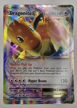 Pokemon TCG Dragonite EX Evolutions Ultra Rare Holo Card 72/108 NM Condition - Image 1