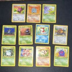 11x 1st Edition Jungle Pokemon Cards LP/MP Lot Jigglypuff Tauros Paras WOTC 1999 - Image 1