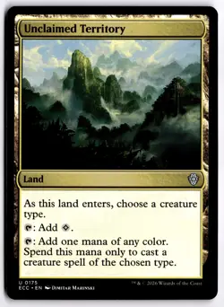 Unclaimed Territory NM ECC Commander: Lorwyn Eclipsed MTG - Image 1