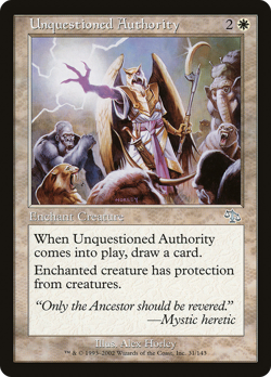 Unquestioned Authority #31 (MP) Judgment JUD Magic MTG - Image 1