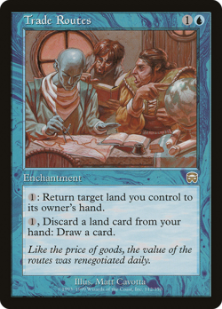 Trade Routes #112 (MP) Mercadian Masques MMQ Magic MTG - Image 1