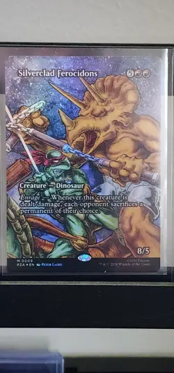 MTG Silverclad Ferocidons PZA #9 Foil NM - Image 1