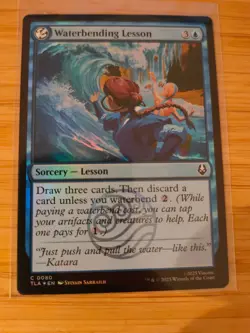 MTG Waterbending Lesson (FOIL) 0080 Avatar: The Last Airbender M/NM Free UK P&P - Image 1