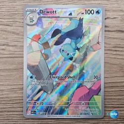 Dewott 106/086 Holo Illustration Rare White Flare Pokemon Trading Card - Image 1