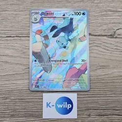 Dewott 106/086 Holo Illustration Rare White Flare Pokemon Trading Card - Image 2