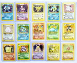 15x Full Base Set HOLO LOT Pokemon CHARIZARD BLASTOISE VENUSAUR + More Holo WOTC - Image 1